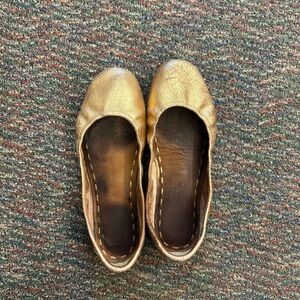 Tieks Size 8 Gold